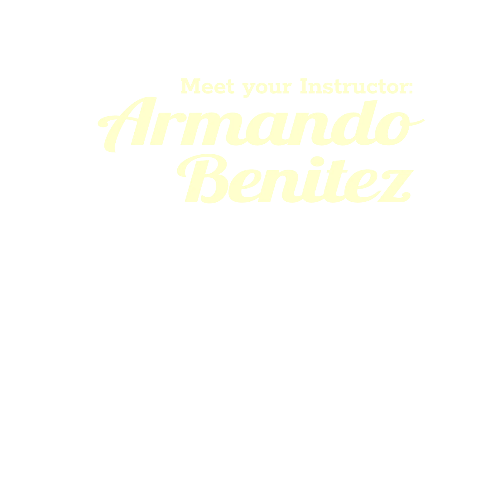 Meet Your Instructor overlay