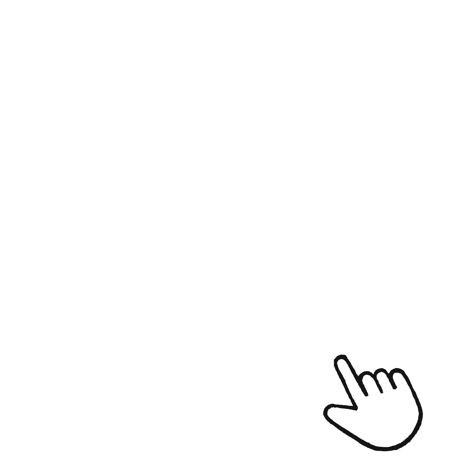 Decorative floating cursor